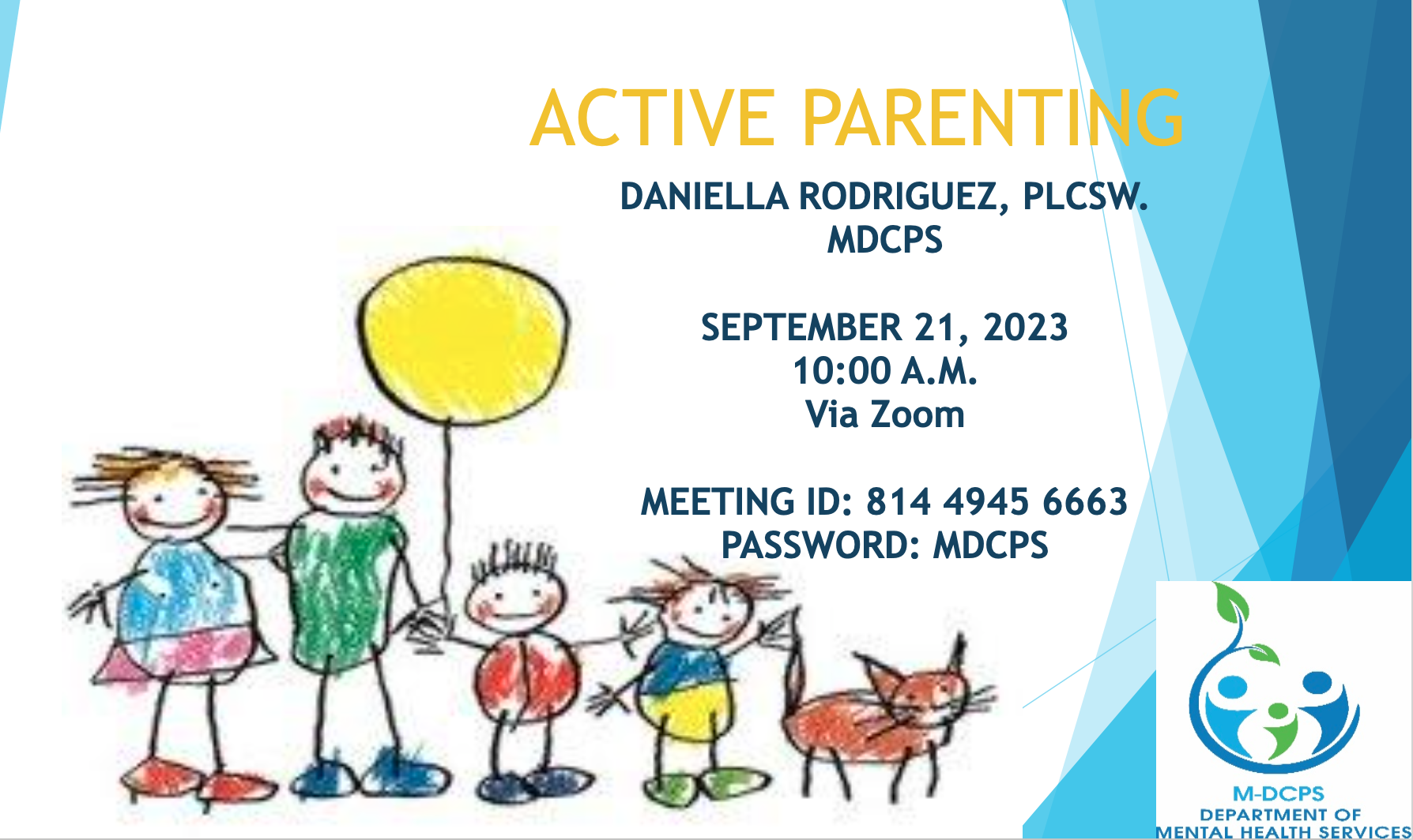 Active Parenting Meeting (Zoom)